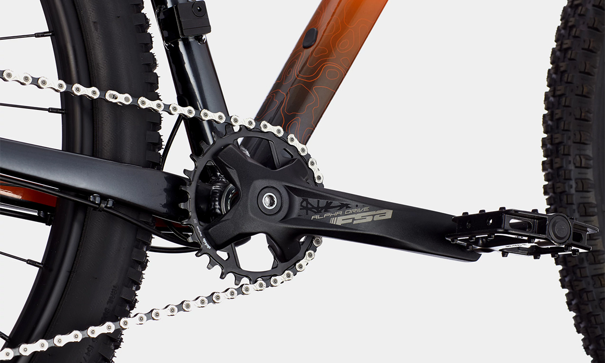 Фотография Велосипед Cannondale TRAIL SE 3 29" 2021, размер М, Оранжево-черный 4
