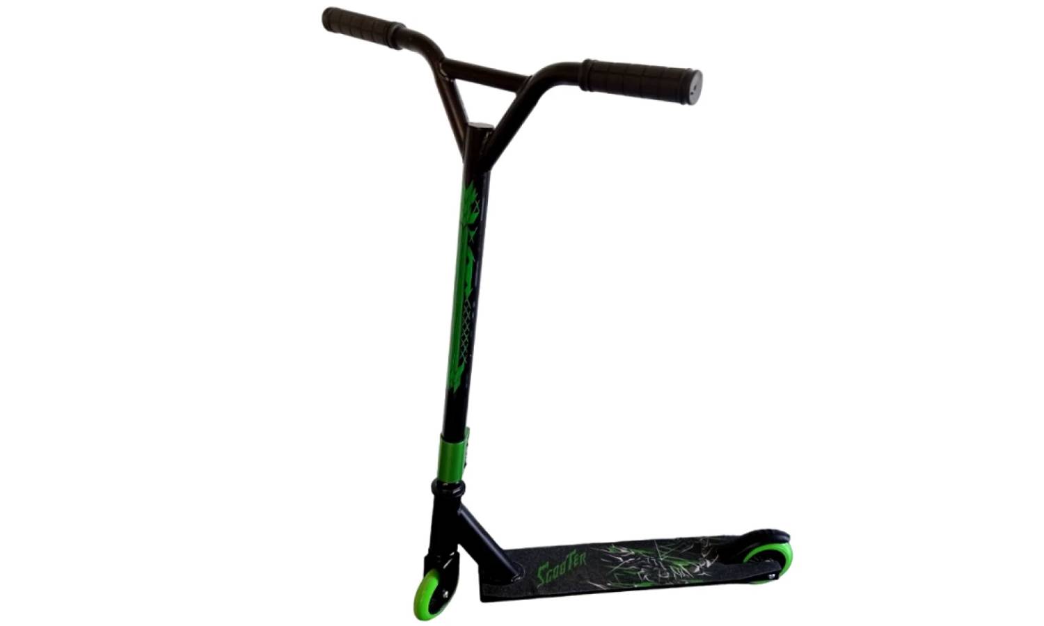 Фотография Самокат трюковый Scooter, зеленый