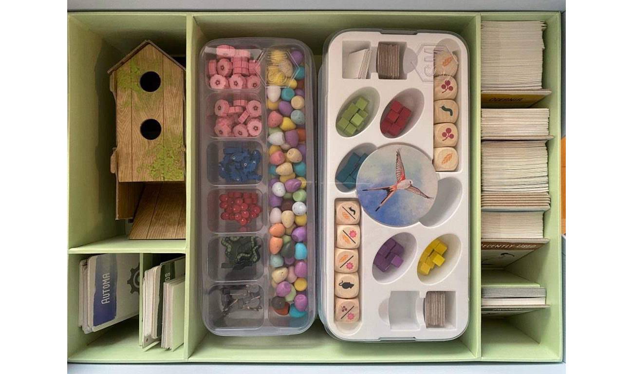 Коробка-органайзер для игры Крылья + дополнения (Wingspan Nesting Box) 8