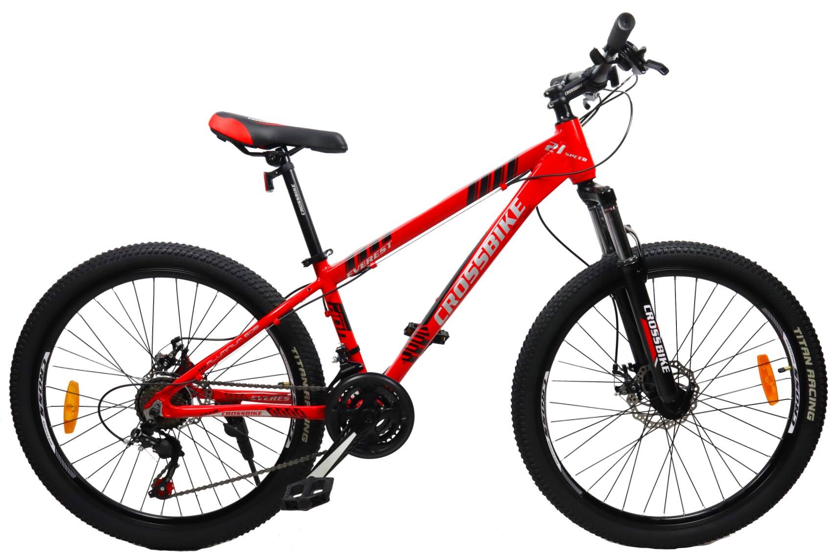 Фотография Велосипед CrossBike Everest 26" размер XS рама 13 2022 Красный