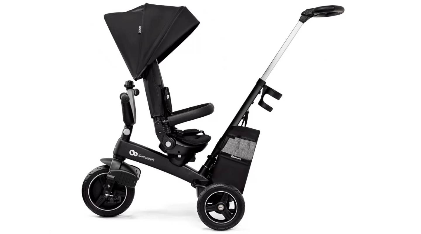 Трехколесный велосипед Kinderkraft Easytwist Black 9 Трехколесный велосипед Kinderkraft Easytwist Black 9