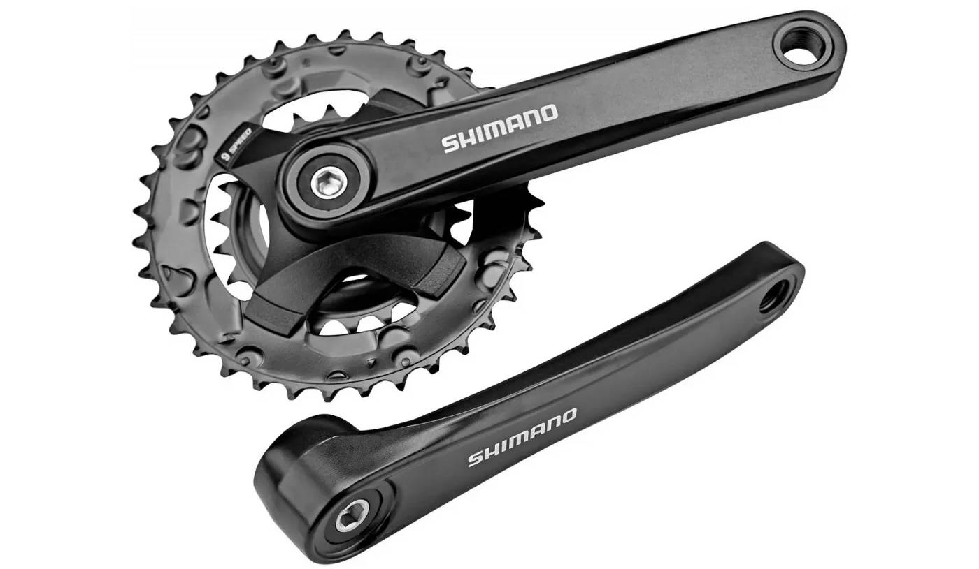 Фотография Шатуны Shimano Alivio FC-MT101 22-36T, 175мм. черный