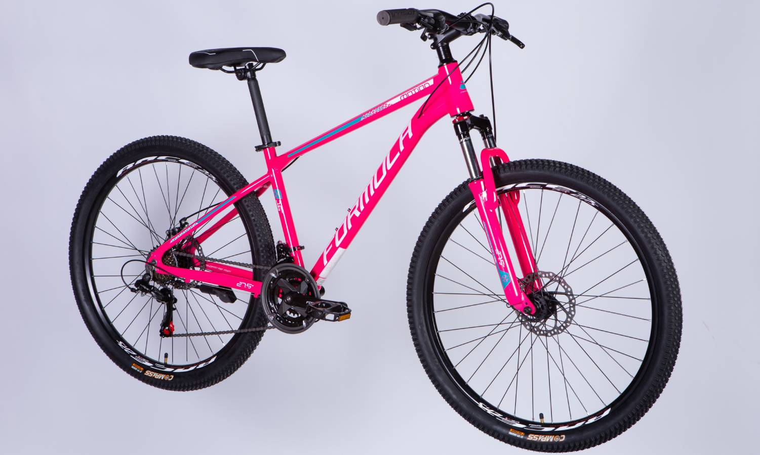 Фотография Велосипед Formula MOTION DD 27,5" размер М рама 18" 2025 розовый 6