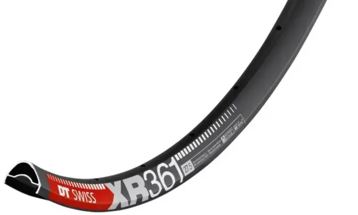 Обод DT Swiss XR 361, 27.5", размер 584×22.5 мм, 28 отверстий, ниппель Presta, оффсет 3 мм, дисковые тормоза, черный 2