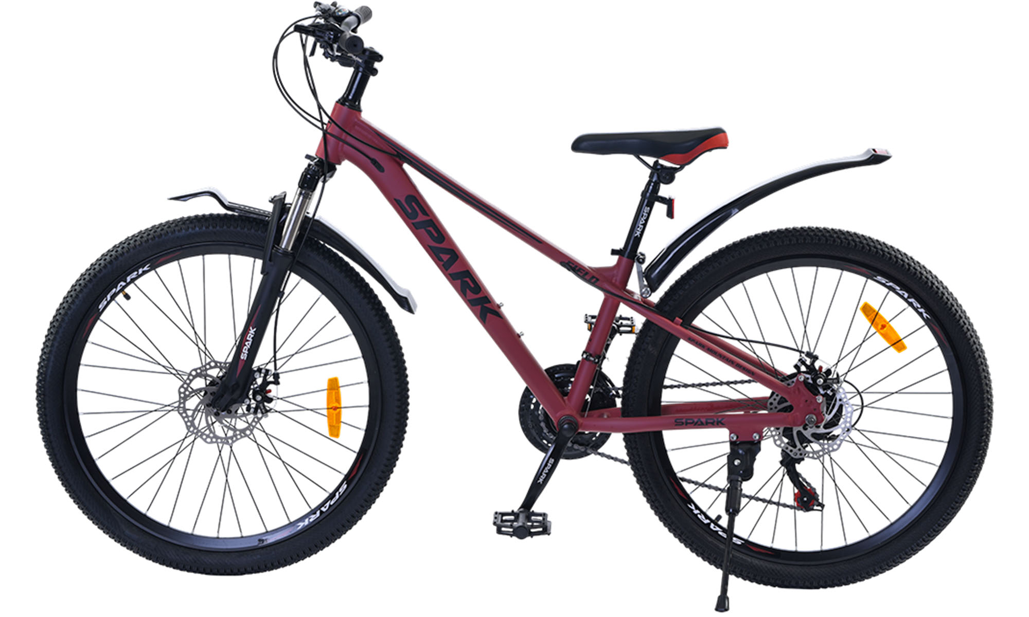 Велосипед SPARK FIELD 26", размер XS, рама 13", год 2026, вишневый 2