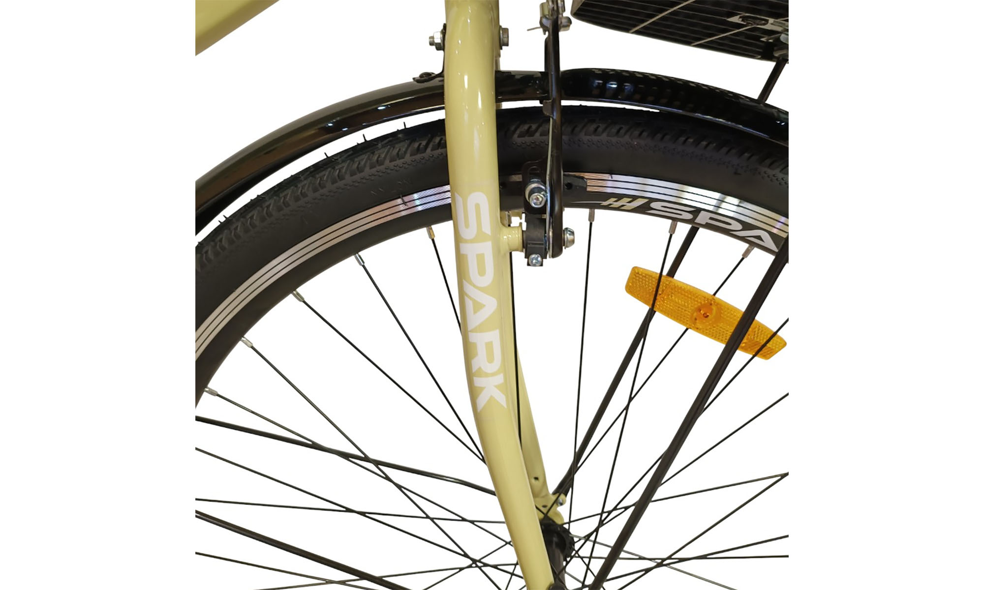 Велосипед SPARK CITY LIRA 28", размер M, рама 18", год 2026, желтый 3