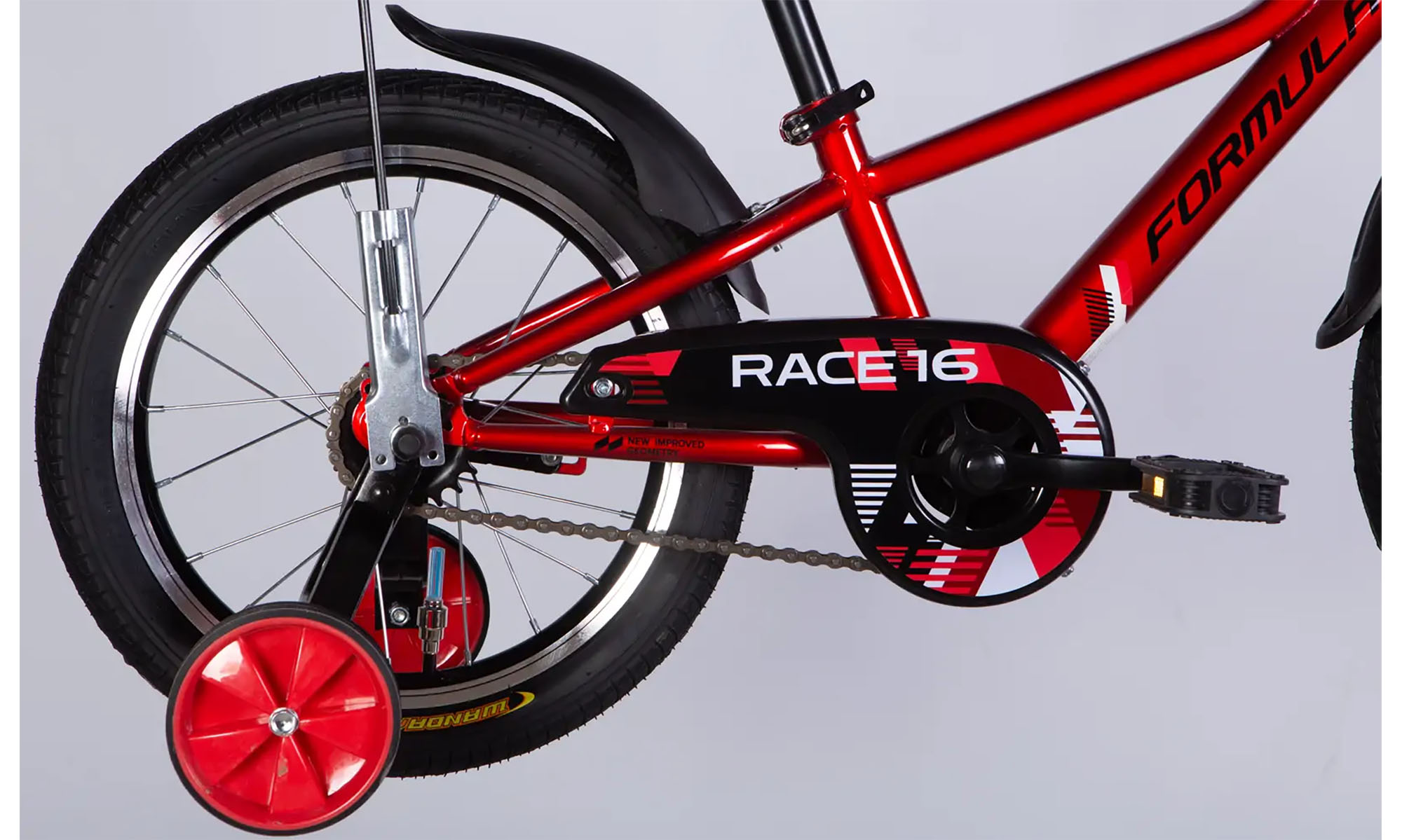 Велосипед Formula Kid RACE BH 16", размер XXS, рама-8,5", год 2026, красный 2