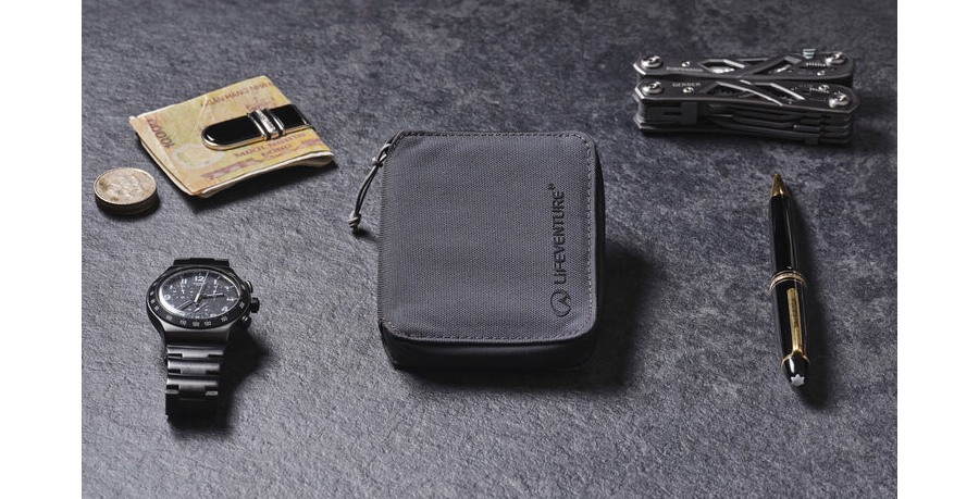 Фотография Кошелек Lifeventure Recycled RFID Bi-Fold Wallet grey 4