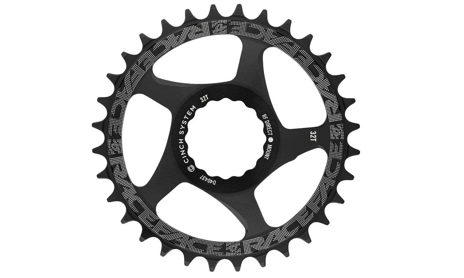 Фотографія Зірка RACE FACE CHAINRING, CINCH, DM, 32T, BLK, 10-12S