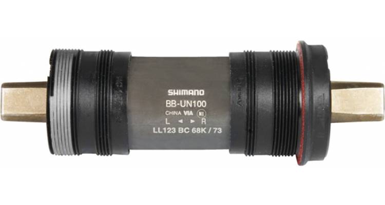 Фотографія Каретка Shimano BB-UN100 BSA 73x122.5 (123 мм), 1.37Х24