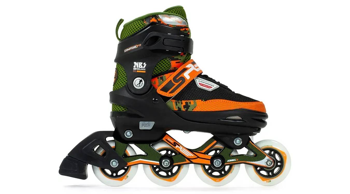 Ролики SFR Pixel green-orange 33-37