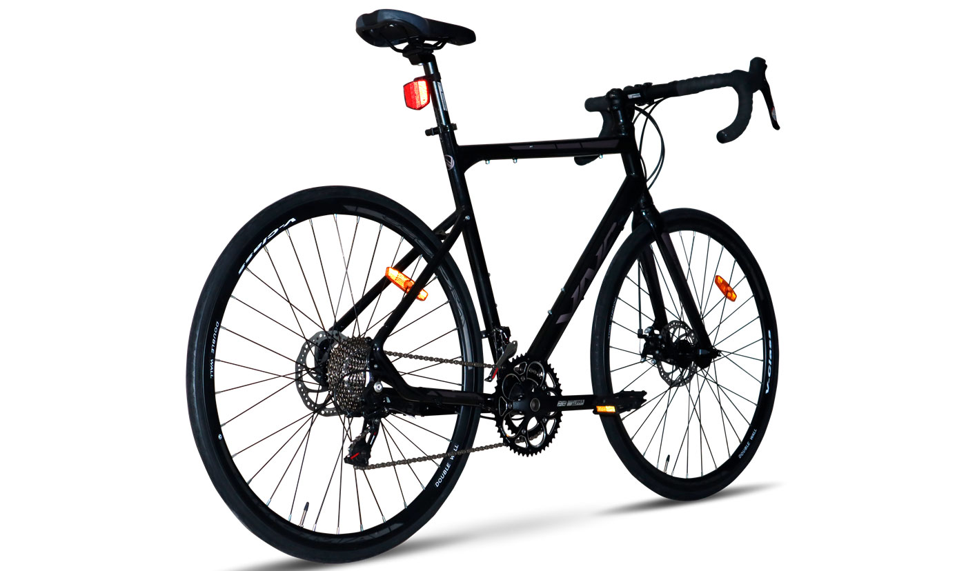 Фотографія Велосипед VNC TimeRacer A11 28" розмір М рама 52 см 2023 Чорно-сірий 2