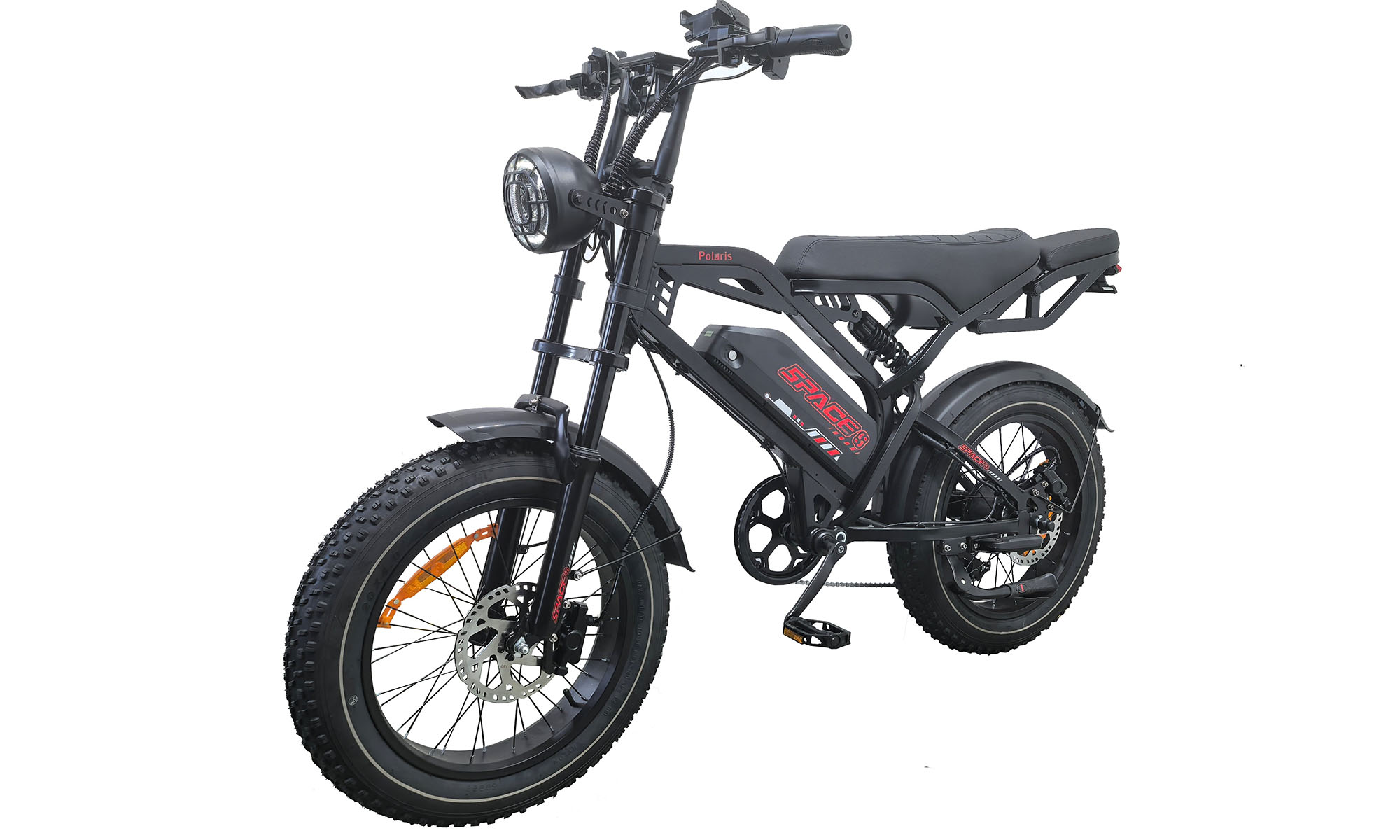 Велосипед с электроприводом SPACE POLARIS DD FR 20", размер L, 48B, 15А*ч, 1000Вт, год 2026, черный 2 Велосипед с электроприводом SPACE POLARIS DD FR 20", размер L, 48B, 15А*ч, 1000Вт, год 2026, черный 2