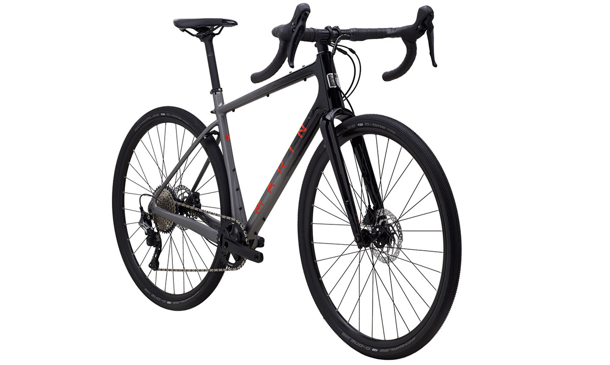Фотографія Велосипед Marin HEADLANDS 1 28" розмір S 2021 Чорно-сірий 4