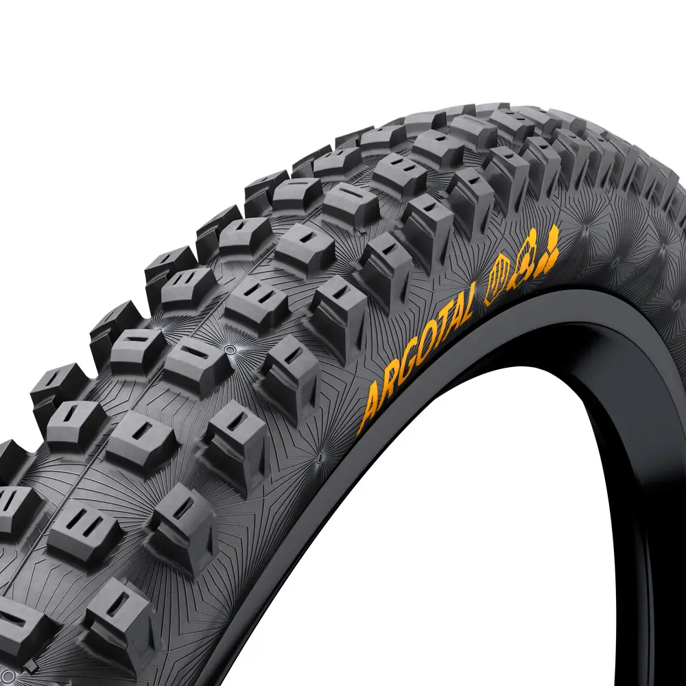 Фотографія Покришка безкамерна Continental Argotal Downhill Soft 29 x 2.40, складна шкіра, Чорна 2