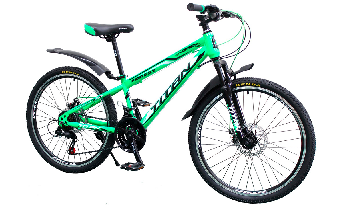 Фотография Велосипед Titan Forest 24" (2020) 2020 Зеленый