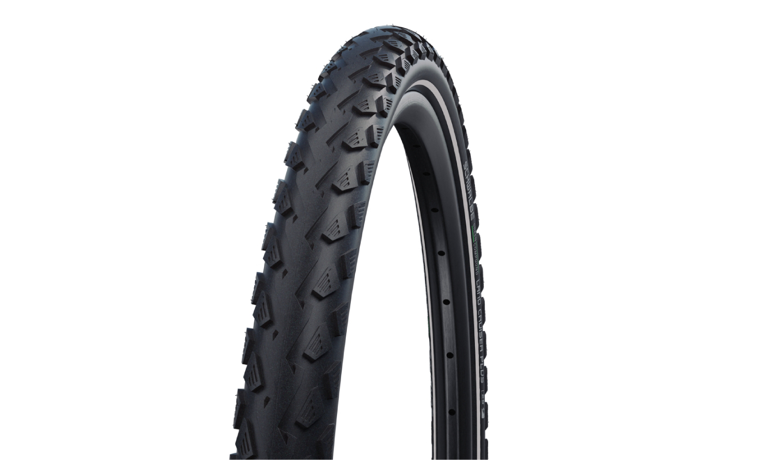 Покрышка Schwalbe Land Cruiser Plus 27.5x2.00 (50-584) Active, PunctureGuard, TwinSkin, GREEN, B/B+R 