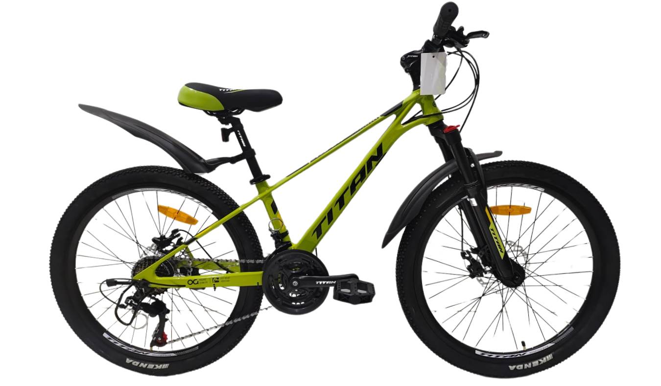 Велосипед Titan Mars 24", размер XXS, рама 11", 2025, Зеленый  