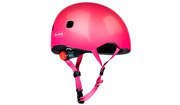 Защитный шлем  MICRO Bright размер М (52-56 см) Малиновый 3
