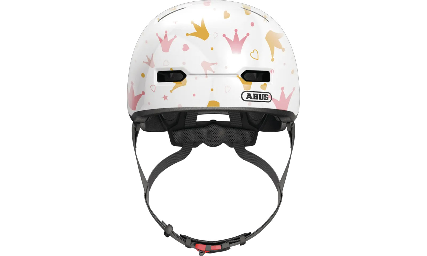 Велошолом дитячий ABUS SKURB KID white crowns, розмір M (50-55 см), білий 4