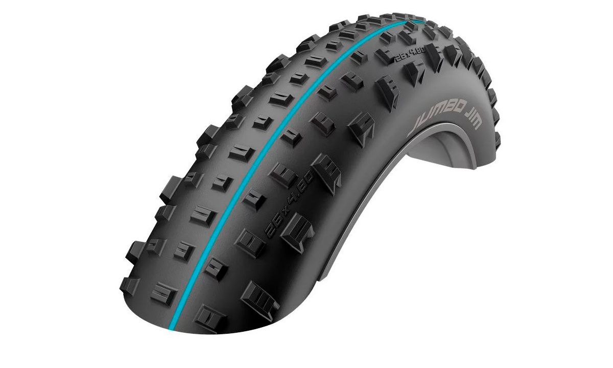 Фотография Покрышка 26x4.80 (120-559) Schwalbe JUMBO JIM Evo SnakeSkin TLE B/B-SK HS466 Addix Spgrip 127EPI black