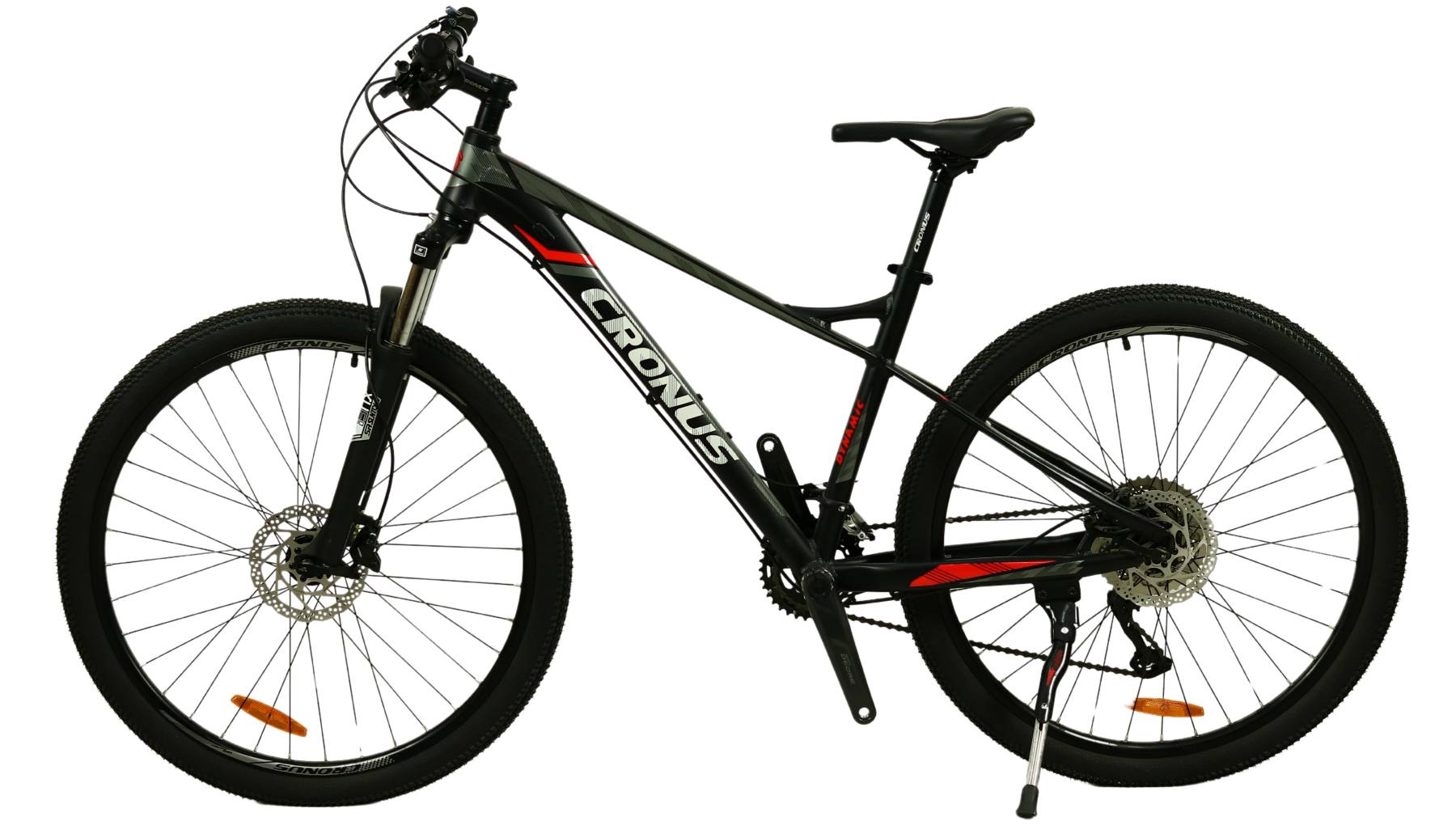 Велосипед Cronus Dynamic 27.5", розмір L рама 19.5 (2020), Чорний-Червоний 3