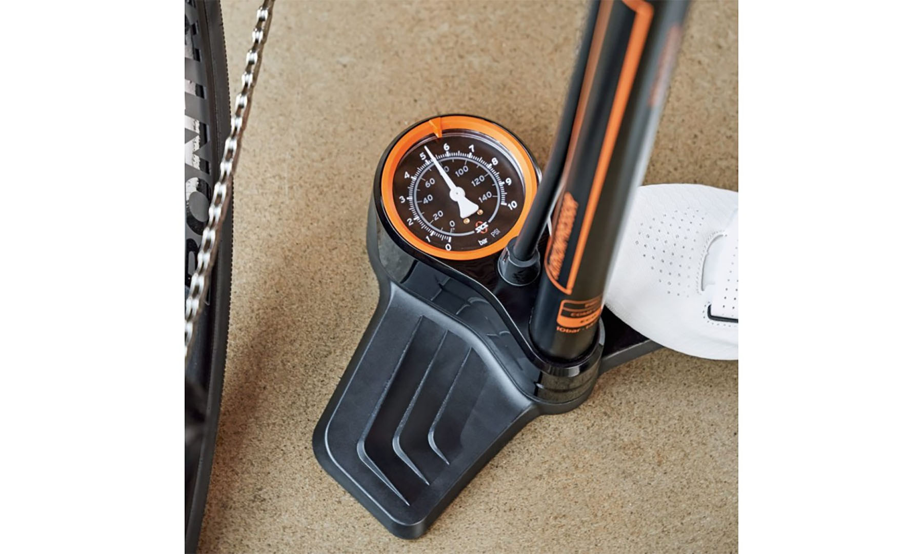 Насос для підлоги SKS AIRKOMPRESSOR 10.0 чорний 5 Насос для підлоги SKS AIRKOMPRESSOR 10.0 чорний 5