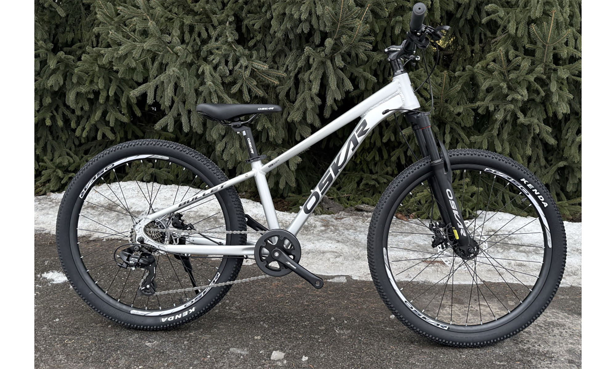 Велосипед Oskar BULLET 24", розмір XXS, рама 11, рік 2026, світло сірий 