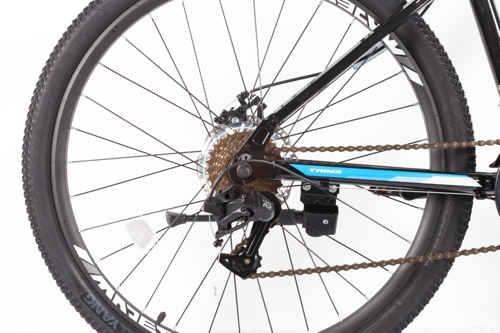 Велосипед Trinx M100 26" розмір М рама 17 2022 Black-Blue-White 7