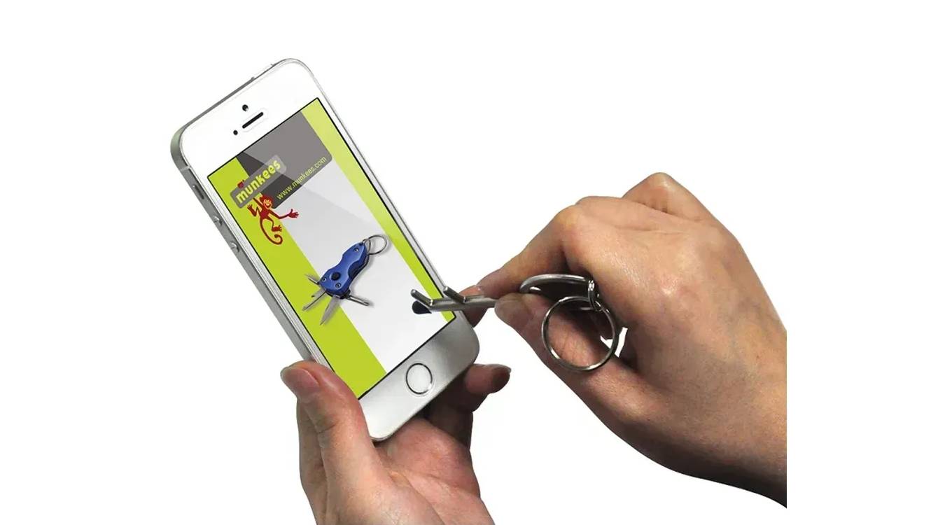 Брелок-відкривашка Munkees 3458 Touchpen сталевий 2 Брелок-відкривашка Munkees 3458 Touchpen сталевий 2