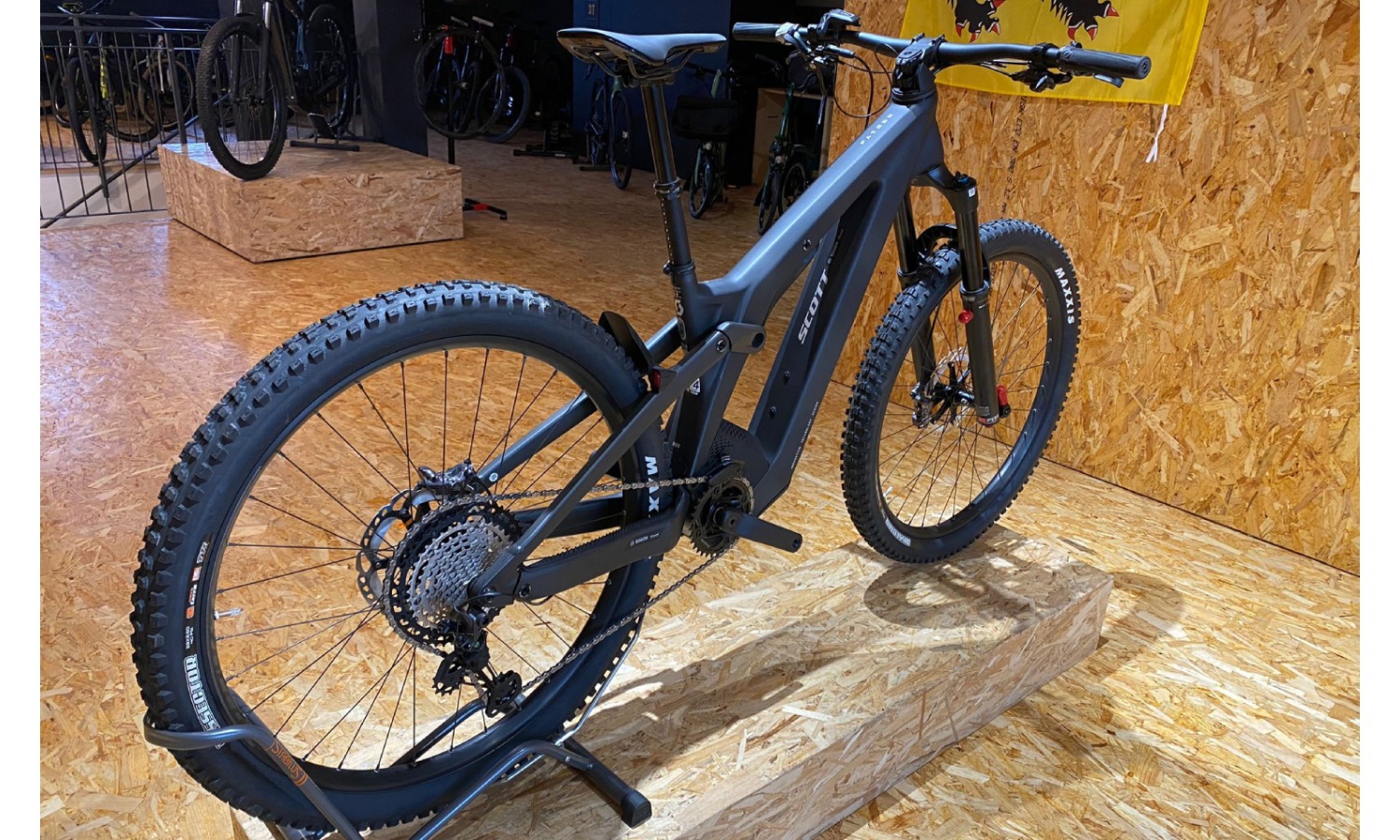 Фотографія Електричний велосипед Скотт покровитель eride 900 int 29 "розмір M 2024 Чорний (TW) 6