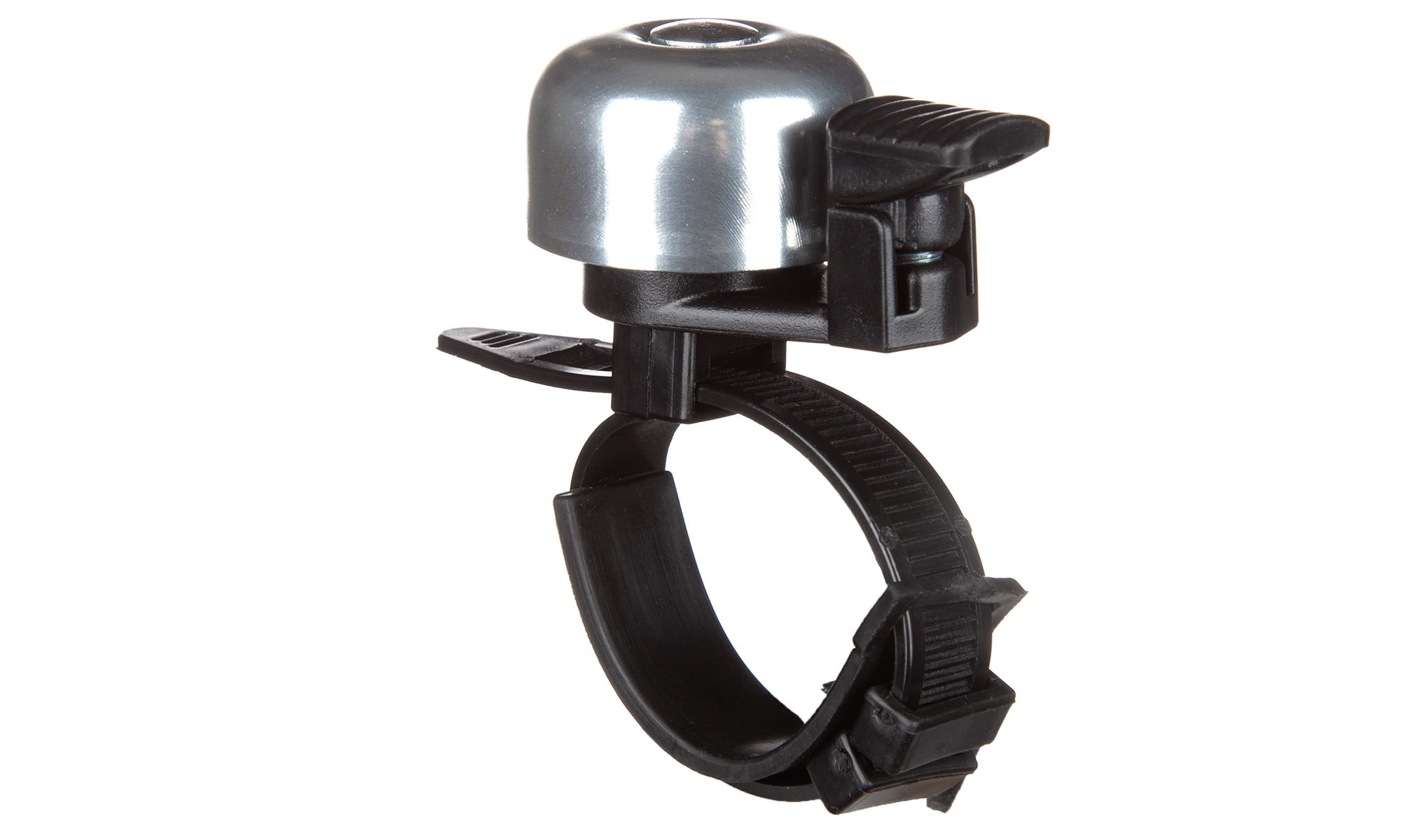 Звонок ONRIDE Zip алюминиевый, Ø руля 22-32 мм, серебристый Звонок ONRIDE Zip алюминиевый, Ø руля 22-32 мм, серебристый