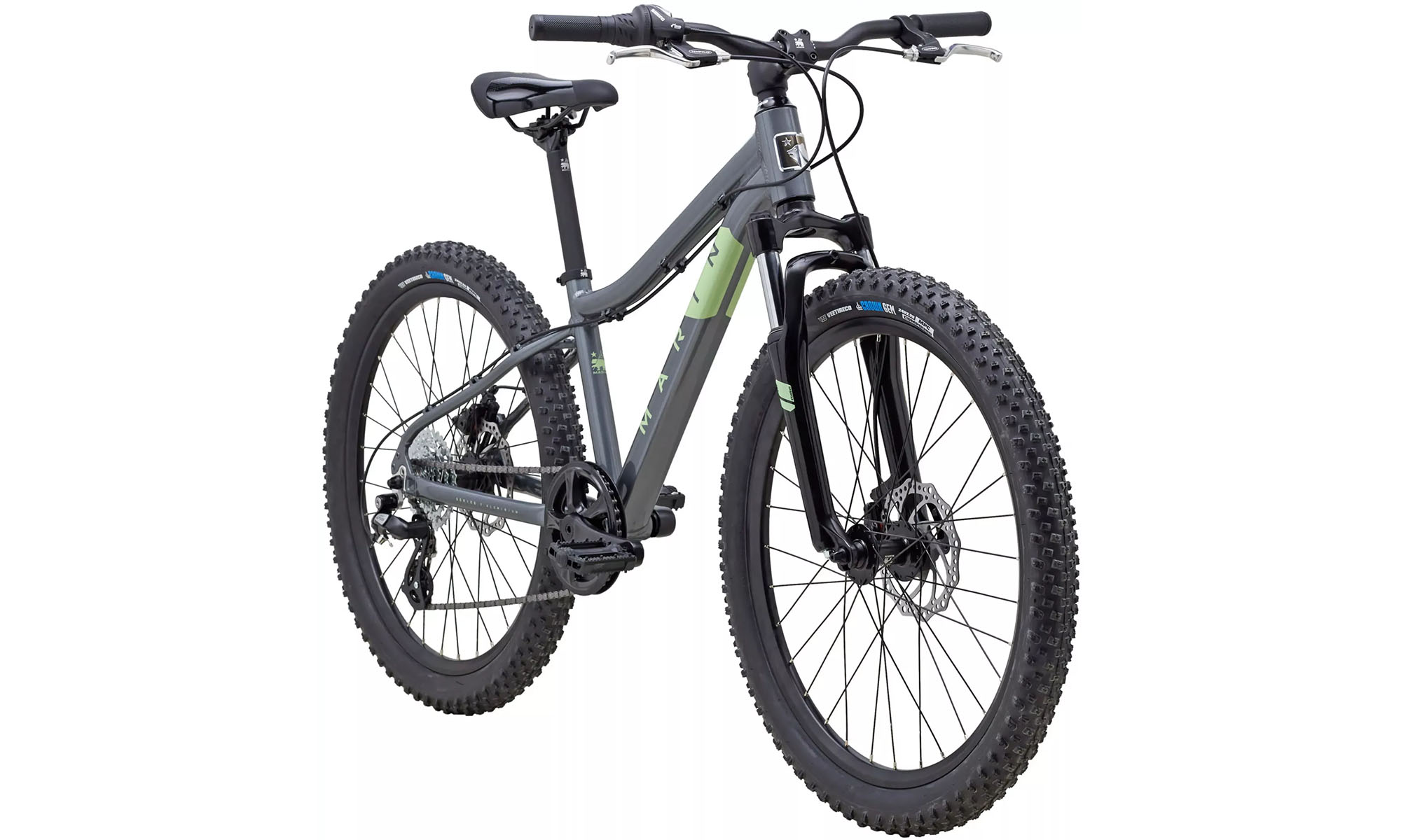 Велосипед Marin BAYVIEW TRAIL, 24", размер SX, рама - 13" 2025 GREY MINT 2