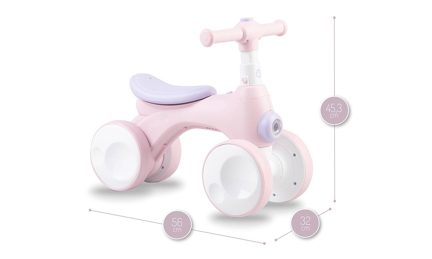 Беговел MoMi TOBIS Pink 9