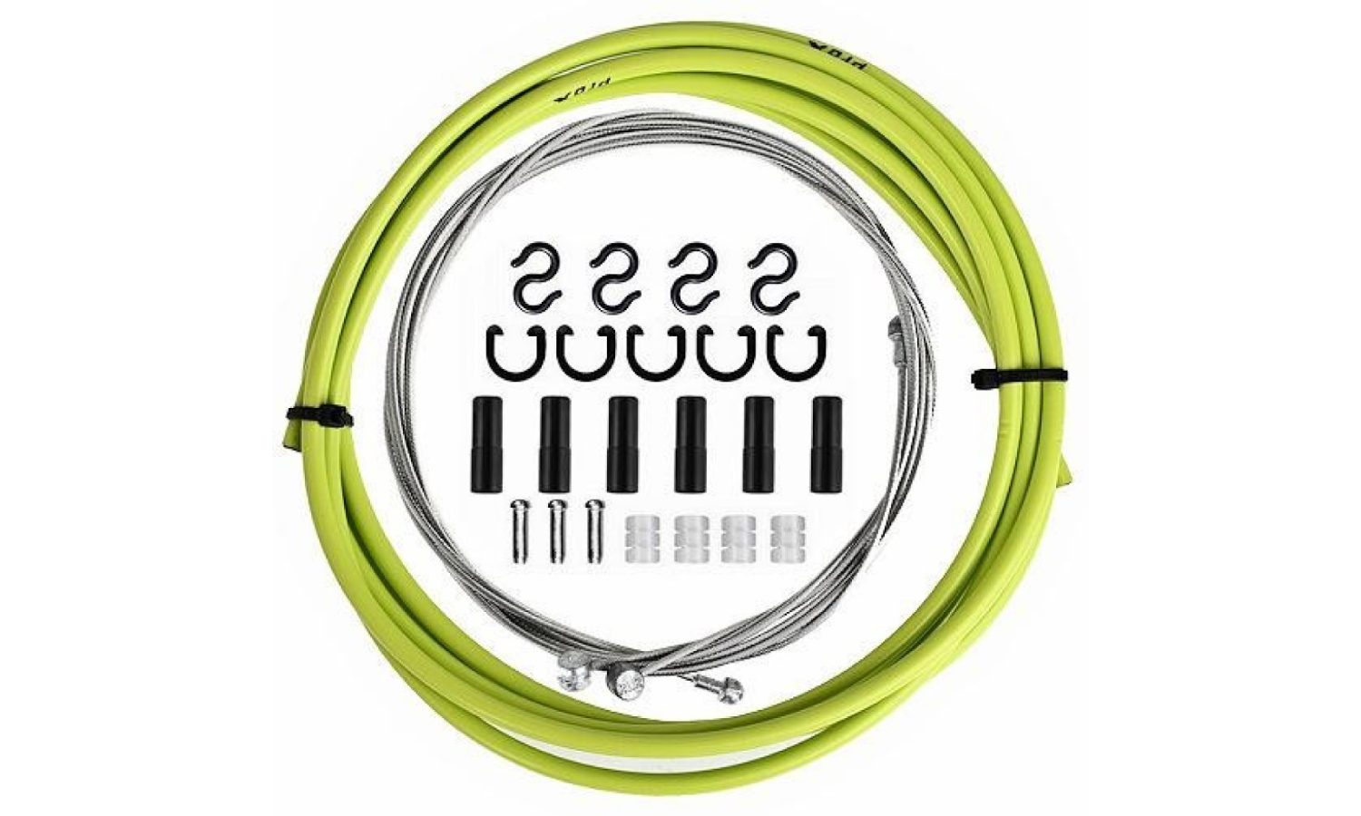 Комплект тросів та кожухів ProX  5/2500 мм для гальм зелений 