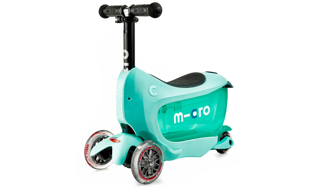 Самокат детский Mini Micro 2go Deluxe Мятный 5
