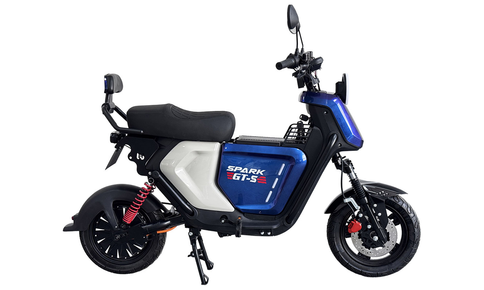 Велосипед с электромотором SPARK GT-S 12", рама 16", 72V/1500W/20Ah, LiFePO4, синий с серым Велосипед с электромотором SPARK GT-S 12", рама 16", 72V/1500W/20Ah, LiFePO4, синий с серым
