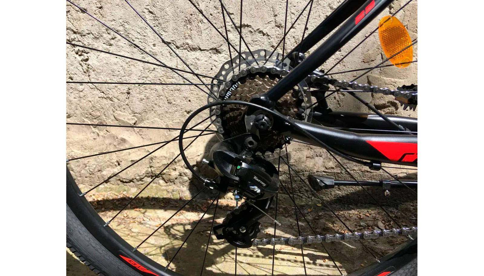 Велосипед Crosser MT-036-21S 29" розмір L рама 19 2022 Чорно-червоний 3
