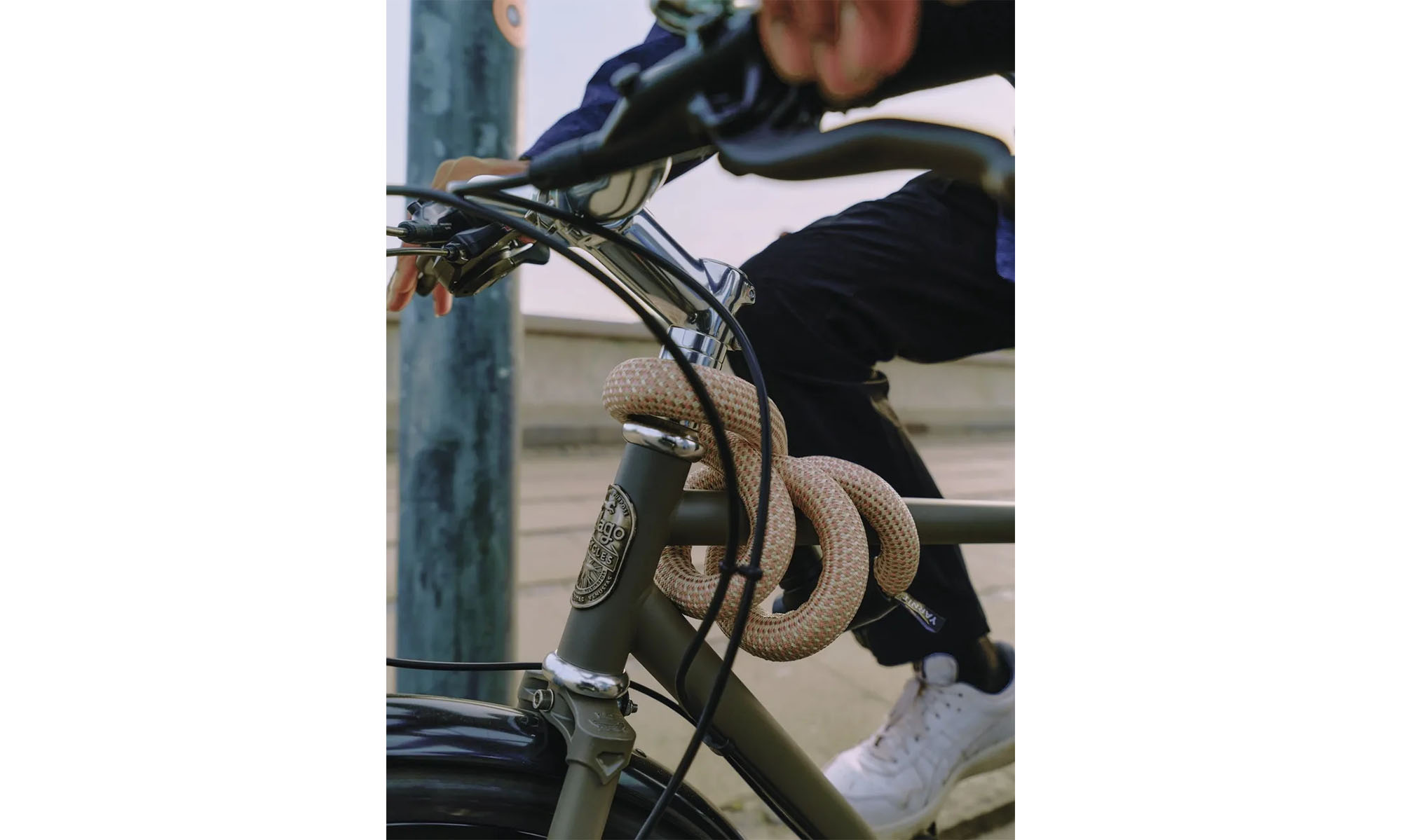 Замок с цепью ABUS 4004K/110 sand stone Yarnit, цвет песочный 4