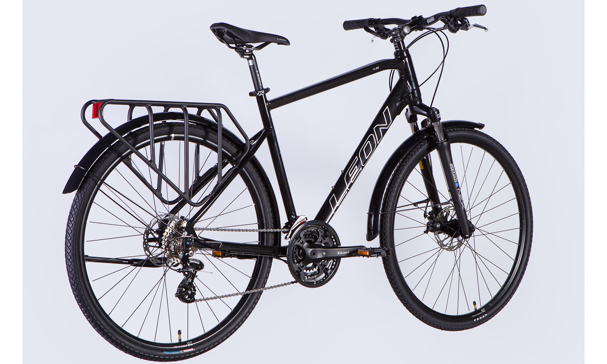 Велосипед Leon TG 80 MAN DD CS 28", размер XL, рама 21", год 2025, черный 4