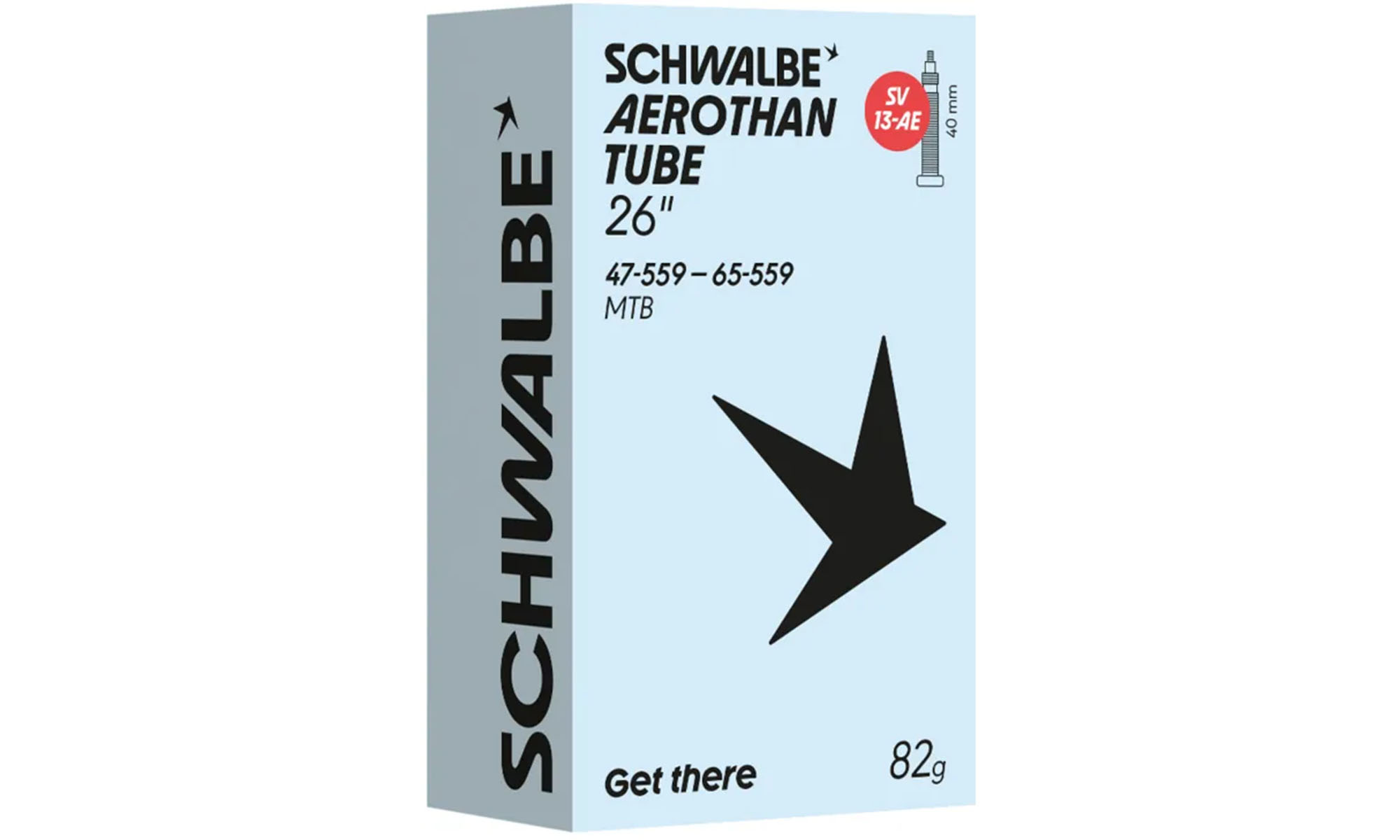 Камера TPU 26" (47/65-559) Schwalbe SV13-AE AEROTHAN, Alu 40mm 