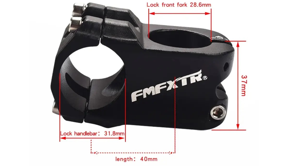 Фотография Вынос руля FMX XTR 31,8 x 40 мм, синий  2