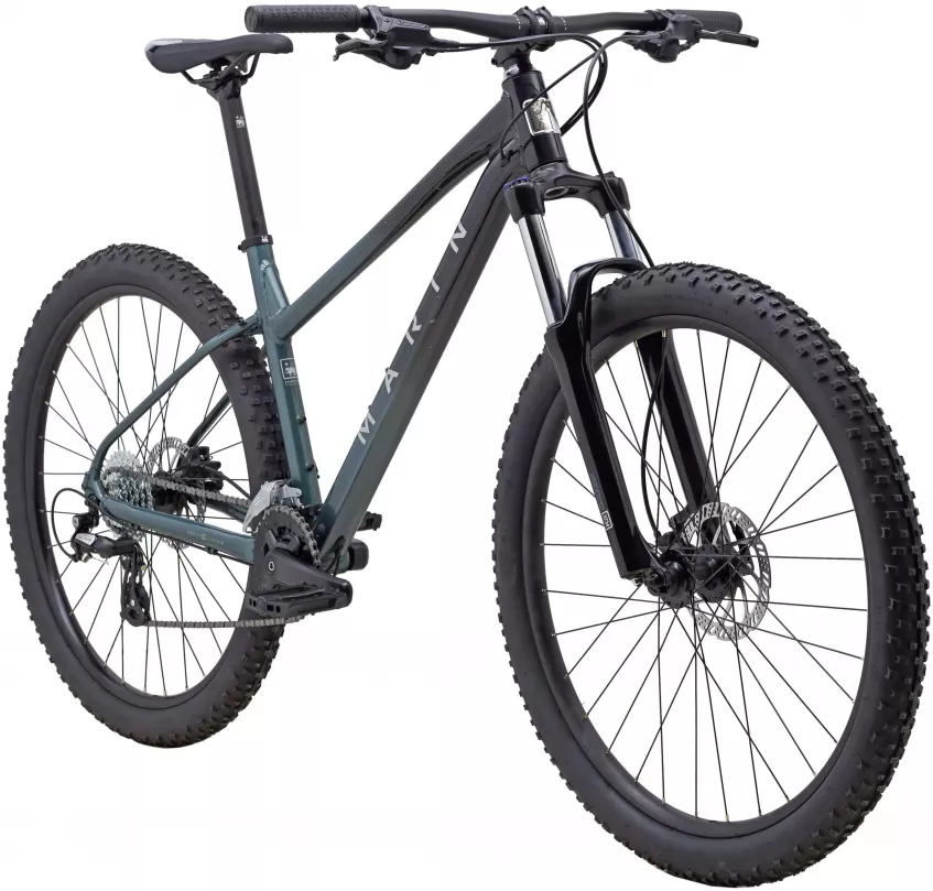 Фотография Велосипед Marin WILDCAT TRAIL WFG 3 27,5" рама М (2023) Черный 2