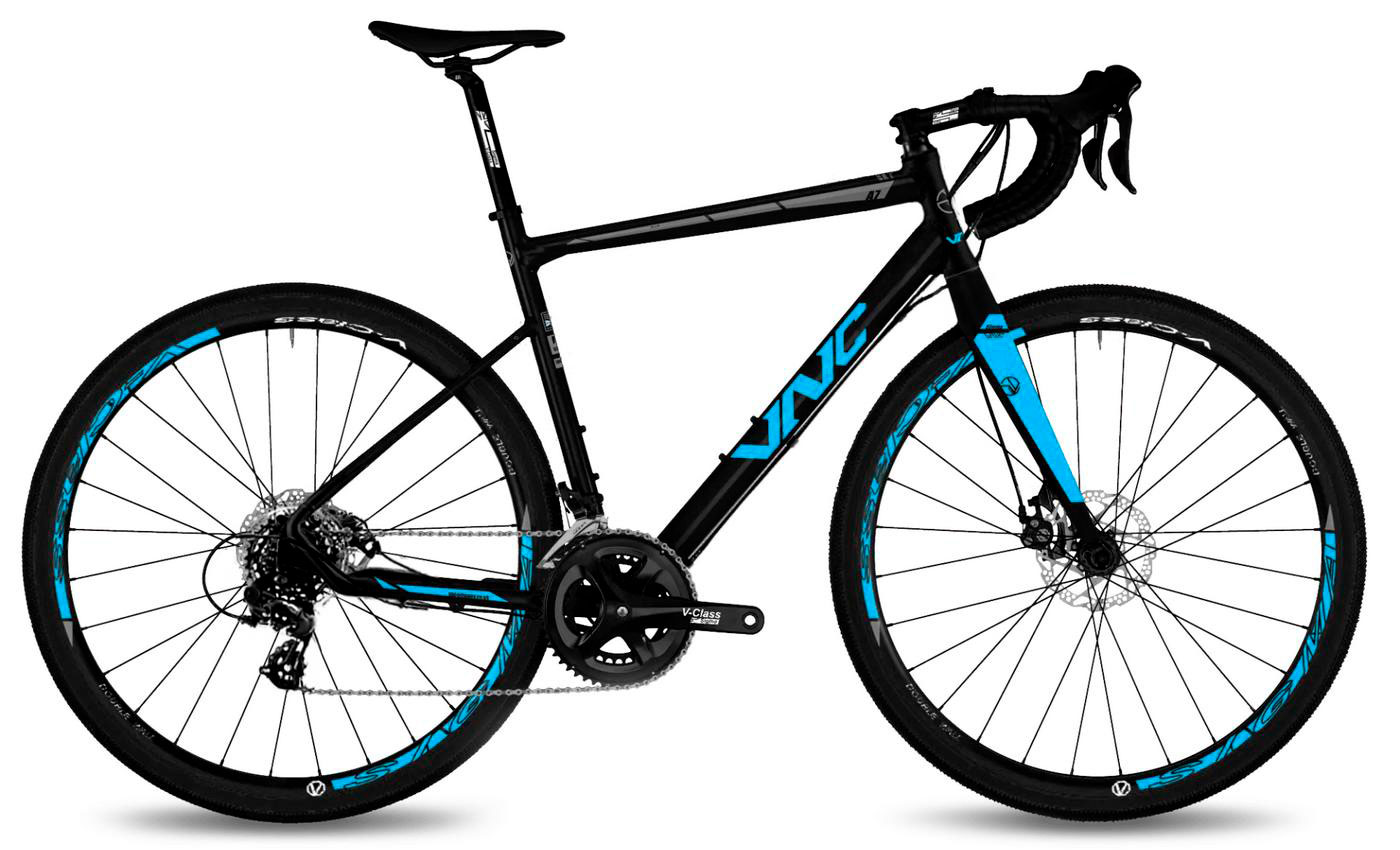 Велосипед VNC TimeRacer A9 28" размер М рама 52см 2023 Черно-синий