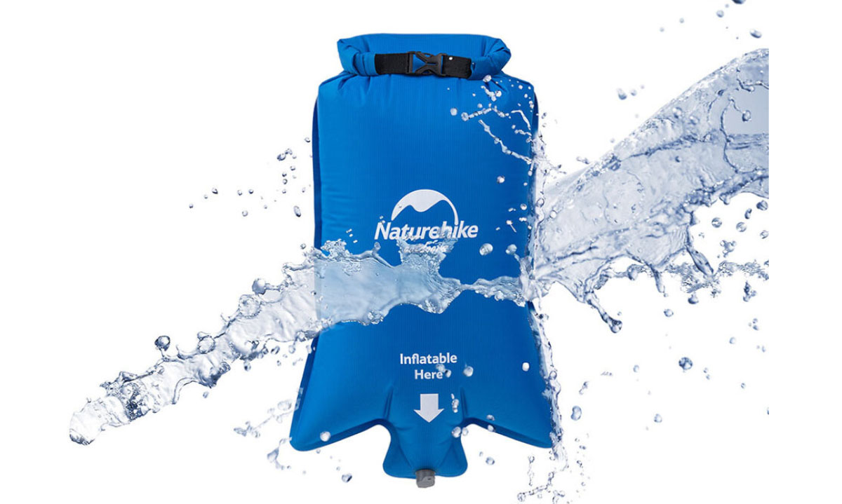 Гермомешок-насос для матраца Naturehike FC-10 NH19Q033-D синий 3