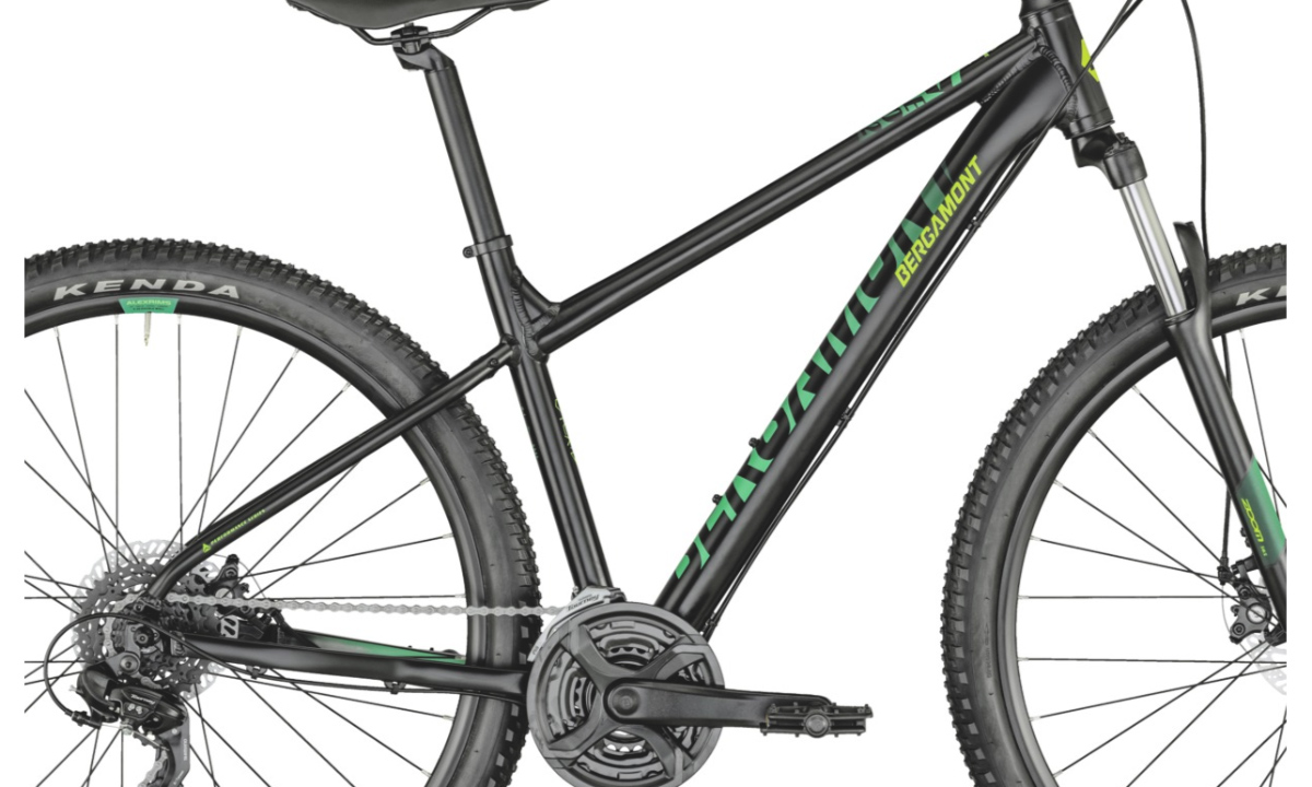 Фотография Велосипед Bergamont Revox 2 29" 2021, размер М, Черно-зеленый 2