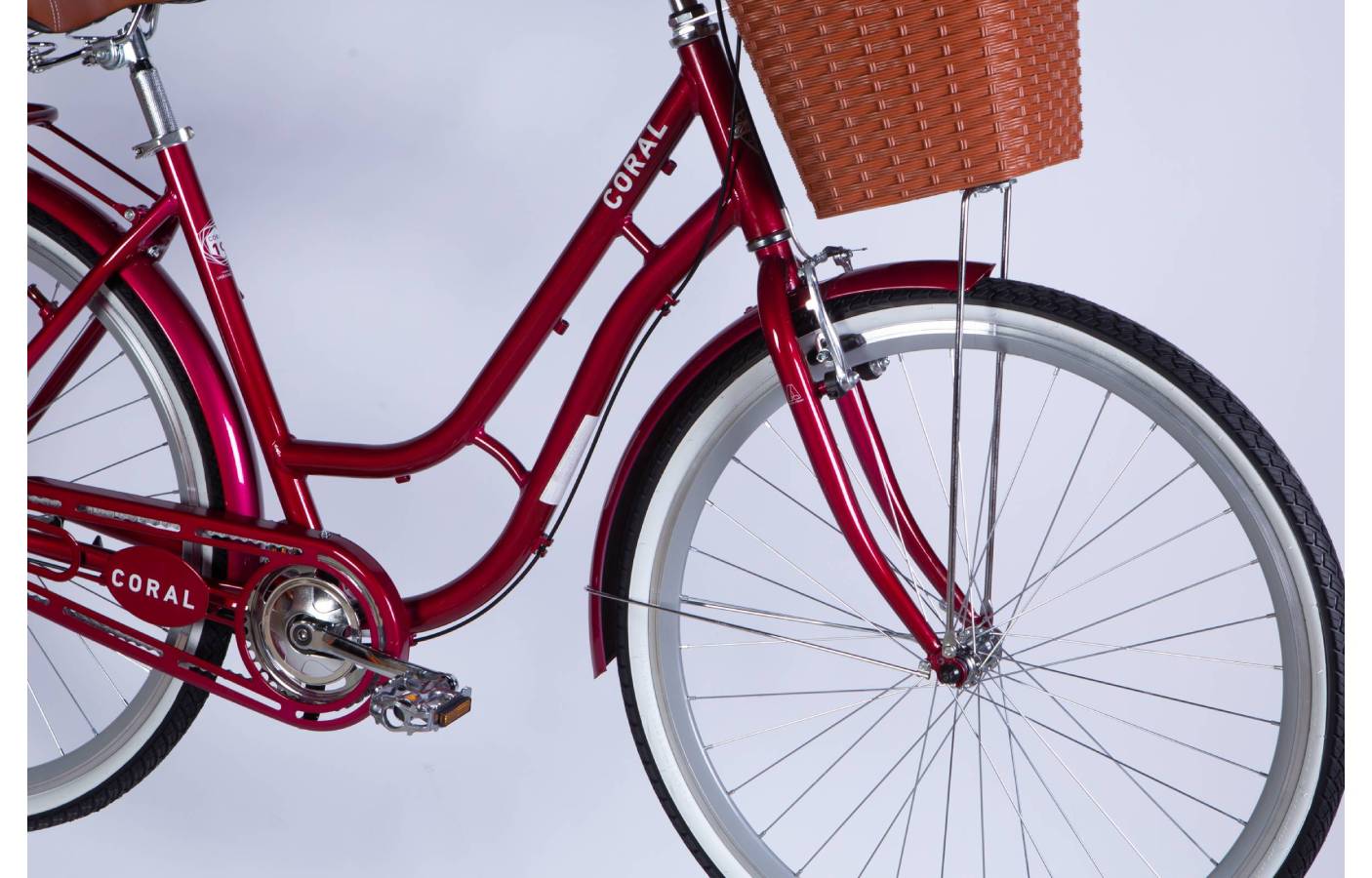 Велосипед Dorozhnik CORAL Nexus 28" розмір L рама 19" 2025 рубіновий 4