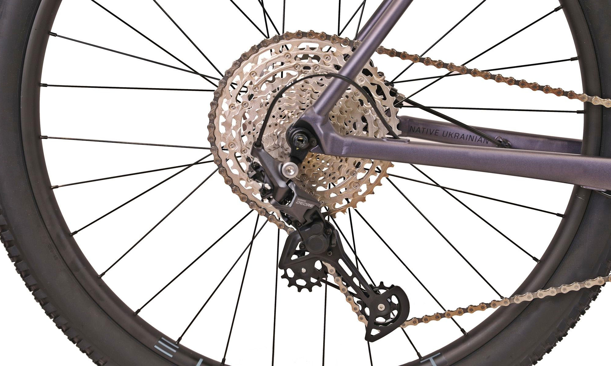 Фотография Велосипед Cyclone ALX 29" размер рамы L 2024 Серый/Фиолетовый (мат) 3
