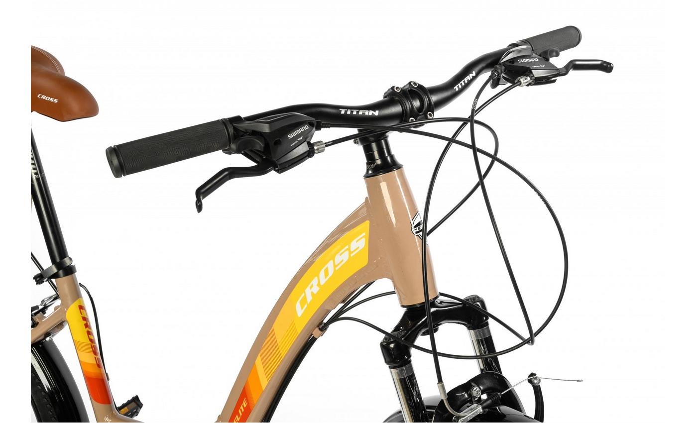 Велосипед Cross Elite 26" размер М рама 17 2022 Коричневый 4 Велосипед Cross Elite 26" размер М рама 17 2022 Коричневый 4