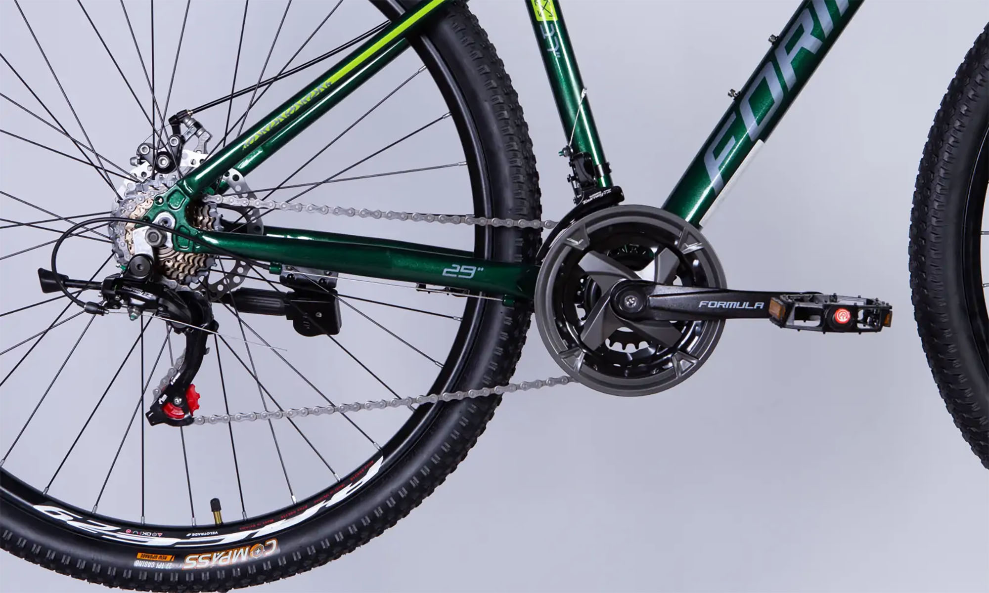Велосипед Formula MOTION DD FR 29", размер L, рама-19", год 2026, зеленый 2 Велосипед Formula MOTION DD FR 29", размер L, рама-19", год 2026, зеленый 2